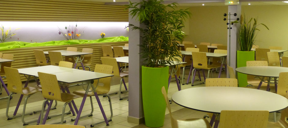 Salle de restaurant au sous sol